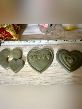 Vintage Home Interior Set of 3 Burwood Hearts